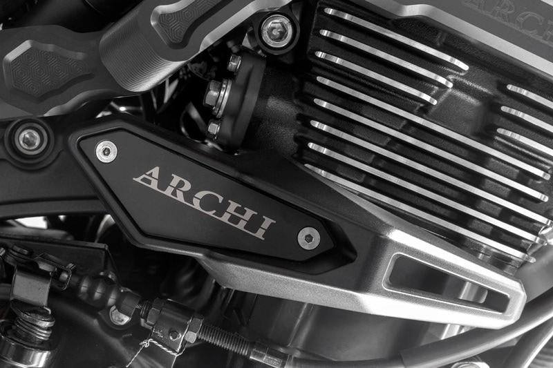 ブラック 純正スライダー用プレート ver.ARCHI Z900RS/CAFE 左右1台分