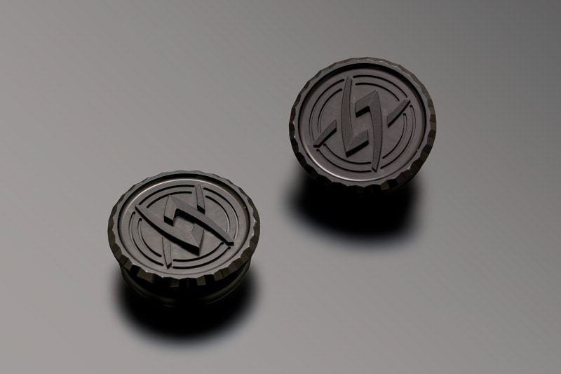 ARCHI Logo Plug Series Swingarm Pivot Black Left and Right Set