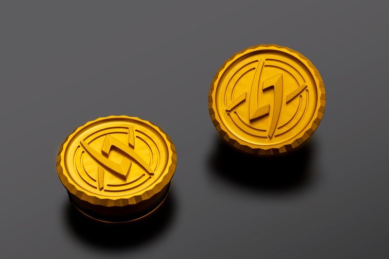 ARCHI Logo Plug Series Swingarm Pivot Gold 1 Set Left and Right