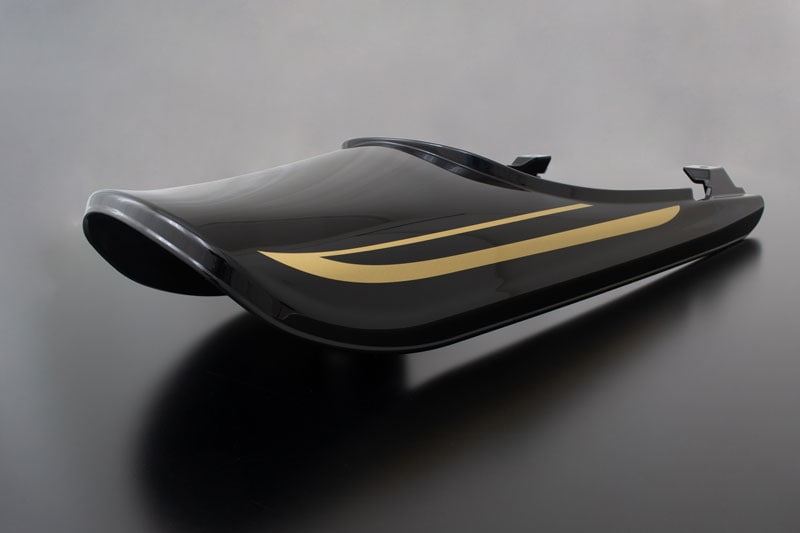 Z900RS Slight Rear Fender + Long Tail Cowl Set [2024 Metallic Diablo Black Gold Line (CAFE)] 1 Set