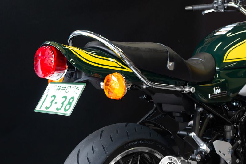 Z900RS Slight Rear Fender + Long Tail Cowl Set [2024 Candy Green Yellow Ball Edition] 1 Set