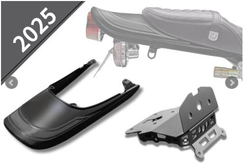 Z900RS Iron Fender Eliminator Kit + Long Tail Cowl Set [2025 Metallic Flat Spark Black] 1 Set