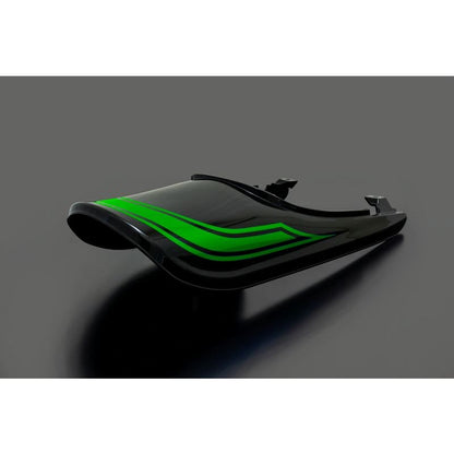 アイアンフェンダーレスキット+ロングテールカウルセット メタリックディアブロブラック × キャンディライムグリーン Z900RS 2025年