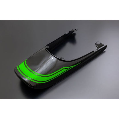 アイアンフェンダーレスキット+ロングテールカウルセット メタリックディアブロブラック × キャンディライムグリーン Z900RS 2025年