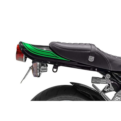 アイアンフェンダーレスキット+ロングテールカウルセット メタリックディアブロブラック × キャンディライムグリーン Z900RS 2025年