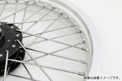 スペシャルステンレススポークセット フロント用19(～2.15/STD) 40PCセット Z650/750/900/1000 KH500 4穴ディスク