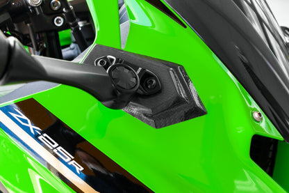 カーボンミラーマウントプレート 左右セット ZX-25R