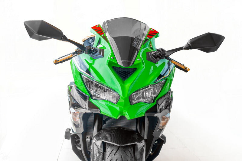 カーボンミラーマウントプレート 左右セット ZX-25R