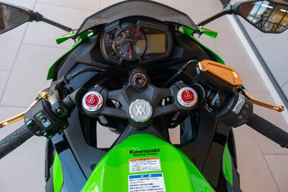 ステムトップキャップ シルバー ZX-25R