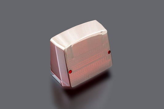 See-Through Mirror Coating MK2 Taillight Lens, Red, 1 pc.
