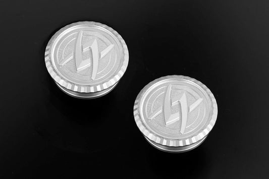 Z650RS Silver ARCHI Logo Plug Series Frame Front Type-1 Left and Right Set