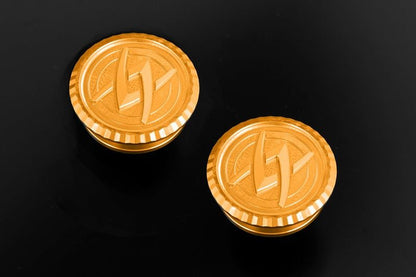 Z650RS Gold ARCHI Logo Plug Series Frame Front Type-1 Left and Right Set