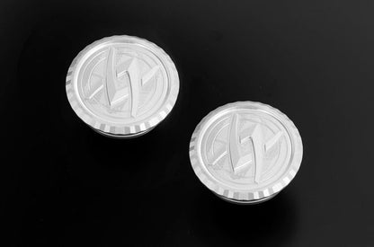 Z650RS Silver ARCHI Logo Plug Series Frame Front Type-1 Left and Right Set