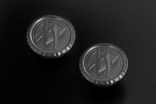 Z650RS Black ARCHI Logo Plug Series Frame Front Type-1 Left and Right Set