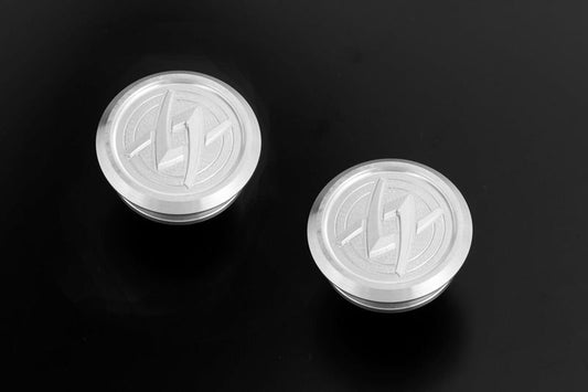 Z650RS Silver ARCHI Logo Plug Series Frame Front Type-1 Left and Right Set