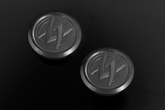 Z650RS Black ARCHI Logo Plug Series Frame Front Type-1 Left and Right Set