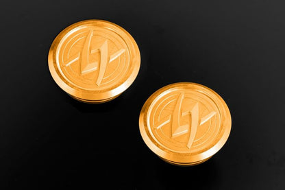Z650RS Gold ARCHI Logo Plug Series Frame Front Type-1 Left and Right Set