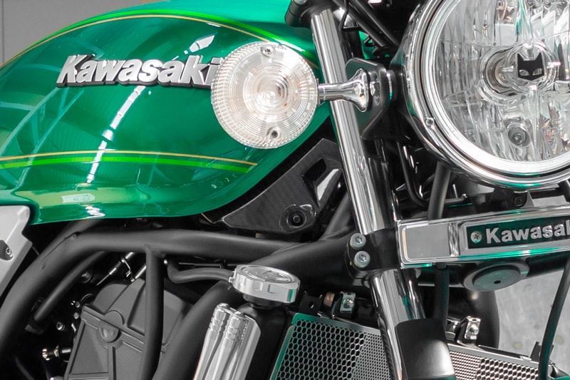 カーボンハイフローステムカバー Z650RS