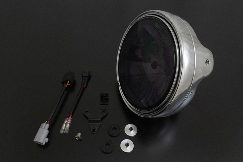 Z650RS Multi-Reflector Smoked Headlight Kit, Chrome, 1 Set