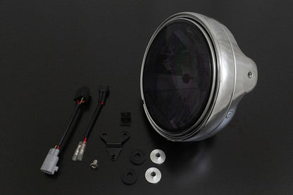 Z650RS Multi-Reflector Smoked Headlight Kit, Chrome, 1 Set