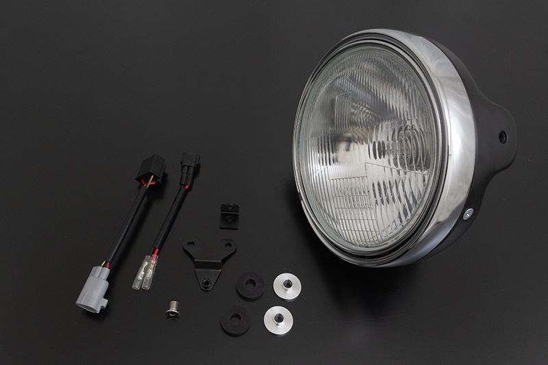 マルチリフレクタークリアヘッドライト ブラック Z650RS