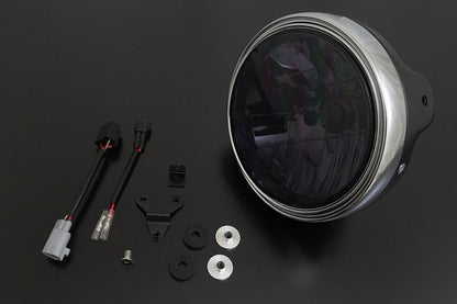 Multi-reflector Smoke Headlights, Black, Z650RS