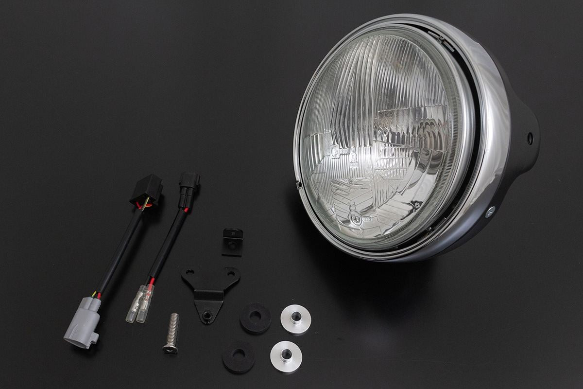 Z650RS CIBIE Headlight Kit Black 1 Set