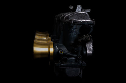 VM29用真鍮ビレットエアファンネル ショート 45mm 1個入 Z1/Z2 KZ900/Z750A4/A5 KZ1000A1/A2/Z750D1 Z1000MK2/Z750FX-1 Z1R-1/2