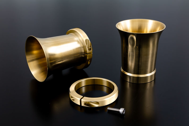 VM29用真鍮ビレットエアファンネル ロング 70mm 1個入 Z1/Z2 KZ900/Z750A4/A5 KZ1000A1/A2/Z750D1 Z1000MK2/Z750FX-1 Z1R-1/2 VM29