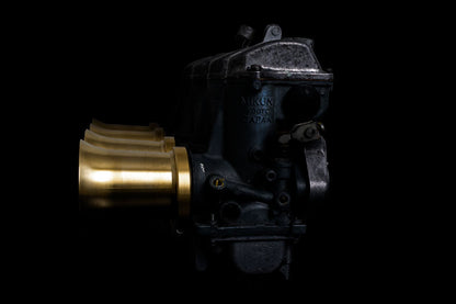 VM29用真鍮ビレットエアファンネル ロング 70mm 1個入 Z1/Z2 KZ900/Z750A4/A5 KZ1000A1/A2/Z750D1 Z1000MK2/Z750FX-1 Z1R-1/2 VM29