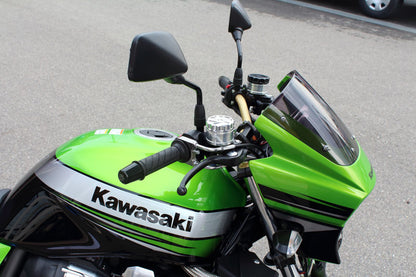 BILLET マスターシリンダーキャップ NISSIN製マスターシリンダー TYPE-RS シルバー