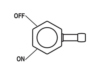 シングルアウト レーシング 6000シリーズ 1/4\"NPT 燃料コック