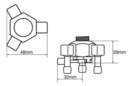トリプルアウト レーシング 8000シリーズ 1/4\"NPT