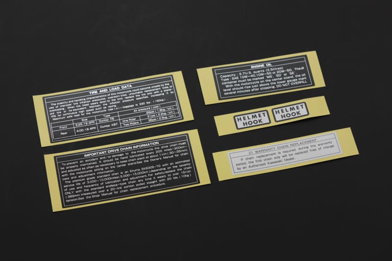 コーション ラベルセットZ1用 ENGLISH Z1