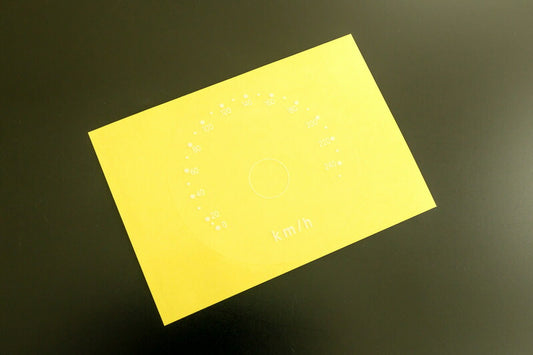KM/H sticker for speedometer Z/KZ