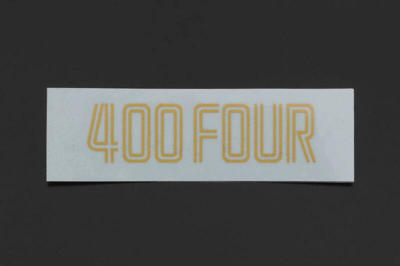 サイドカバーステッカー 金文字 1枚入 CB400F