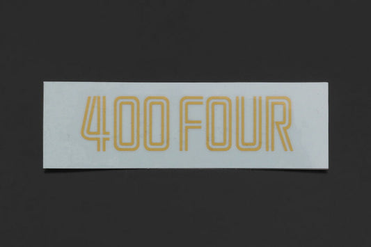 サイドカバーステッカー 金文字 1枚入 CB400F