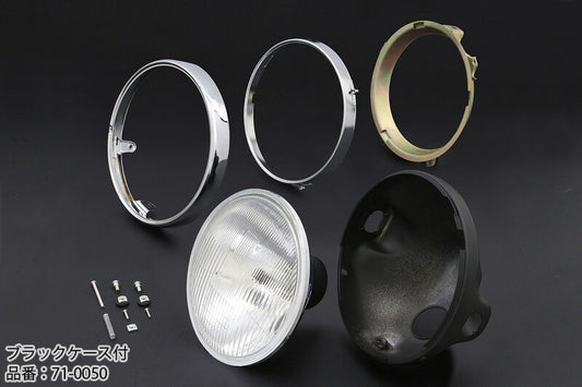 コンベックスシリーズ ヘッドライト 旧カワサキ系用 ブラックケース＆リム付