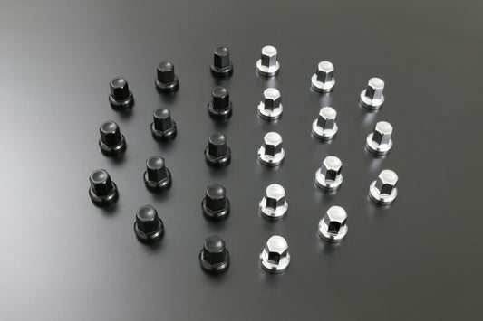 ビレットヘッドナットセット ブラッククローム 900Super4 750RS