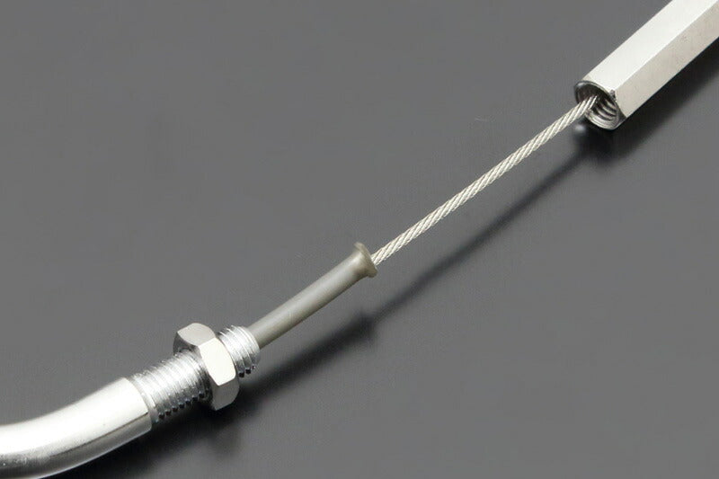 リペアスロットルワイヤー ステンメッシュワイヤー ワイヤー長90cm 汎用 補修部品