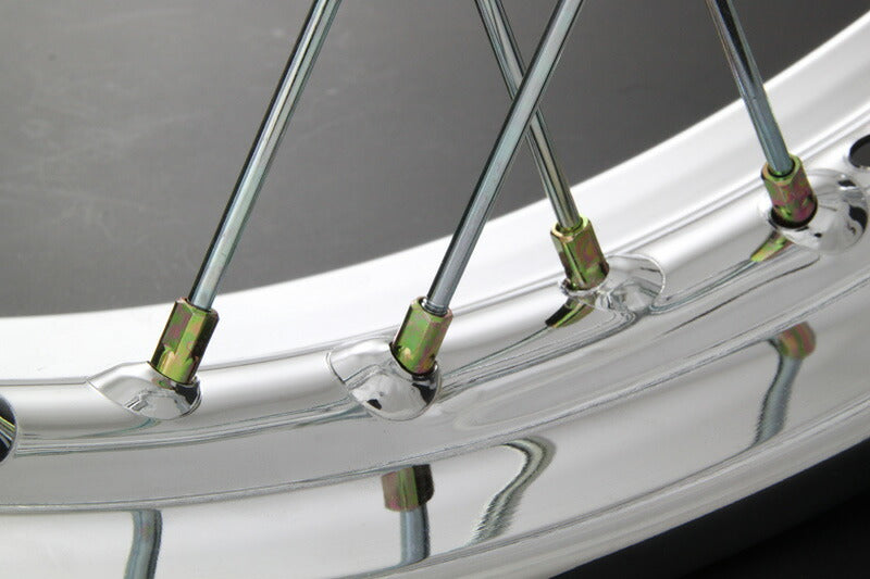 ユニクロメッキスポークセット フロント KH250/400 ディスク