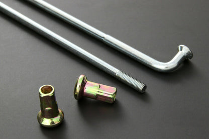 ユニクロメッキスポークセット フロント KH250/400 ディスク