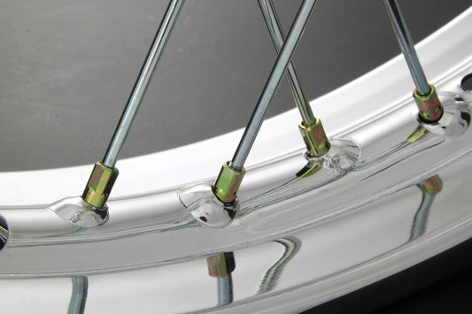 ユニクロメッキスポークセット リア KH250/400 ドラム