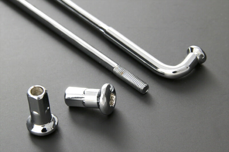 Z/KZ Plated Spoke Set, Rear, Chrome Finish