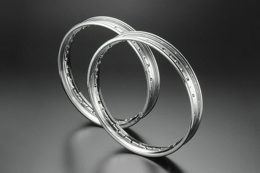 クロームメッキリム フロント 1.85-19 1本入 Z1/Z2 H2/750SS H1/500SS