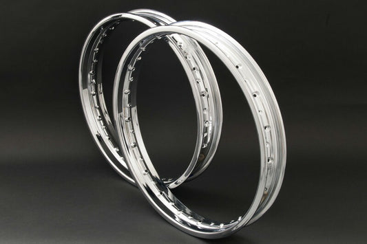 クロームメッキリム リア 1.85-18-36H 1本入 CB400four