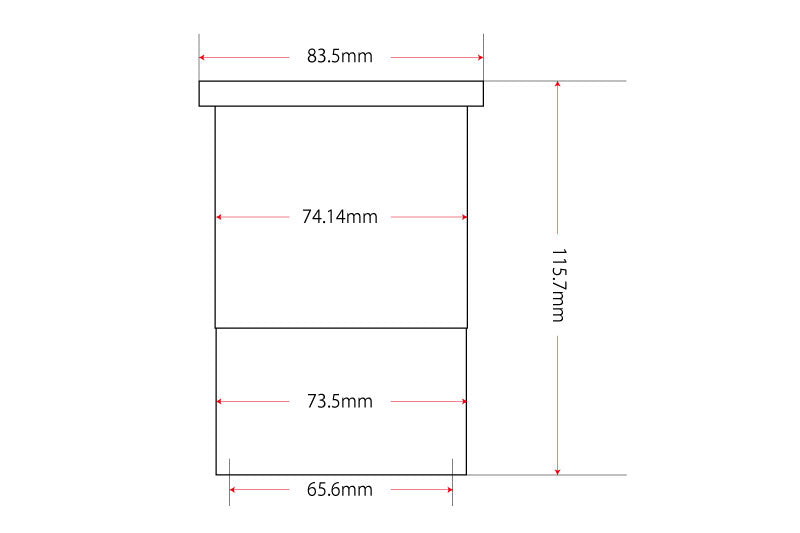 Standard size sleeve Z1