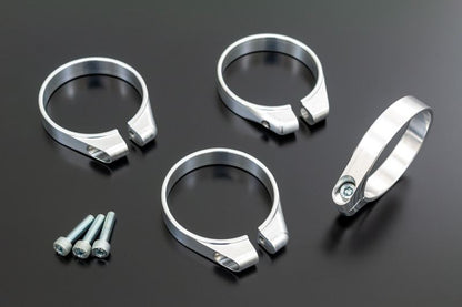 Billet Insulator Band Black Anodized for Big Insulator, Inner Diameter 53Φ (Free State), Width 12mm, 1 pc