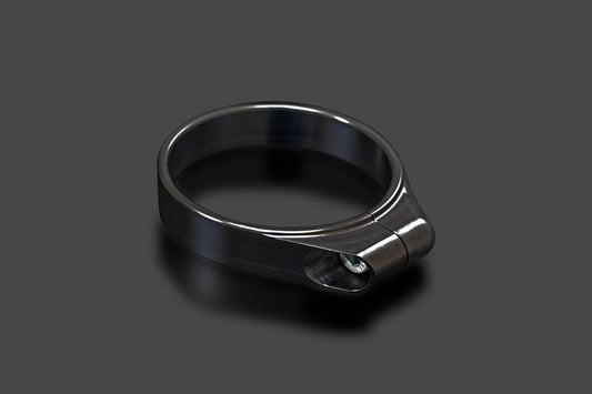 ビレットインシュレーターバンド ブラックアルマイト ビッグインシュレーター用 内径53Φ(フリー状態) 幅12mm 1個