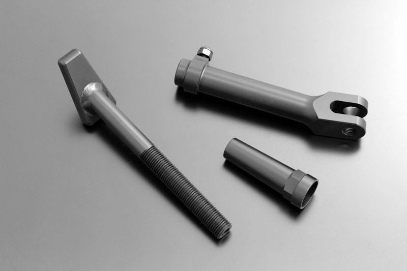 アジャスタブルサイドスタンド ブラック ZEPHYR750 ZEPHYR1100